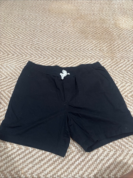 Goodfellow & Co Other - Goodfellow & Co Black Elastic Waist Athletic Shorts with White Drawstring